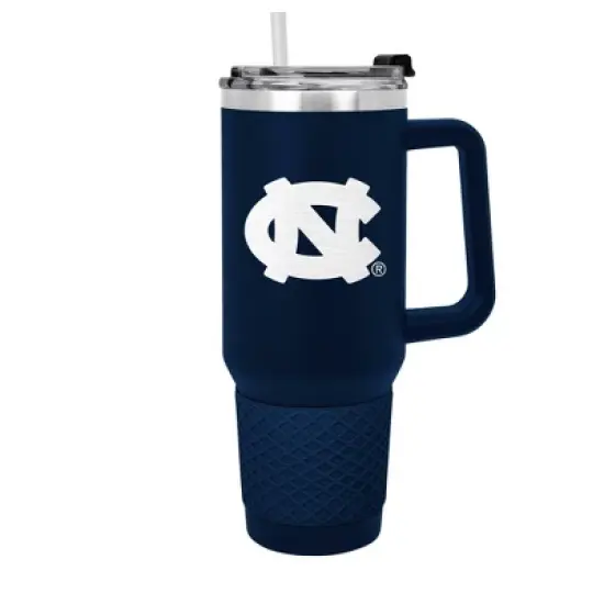 NCAA North Carolina Tar Heels Colossus Travel Mug - 40oz: Stainless Steel Tumbler with Straw image {3}