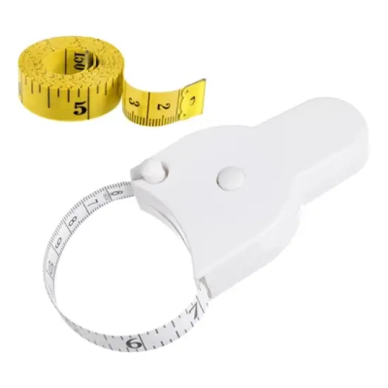 Unique Bargains Retractable Accurate Tailors Tape Dual-sided Rulers and Measuring Tools image {10}