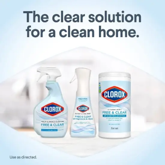 Clorox Free & Clear Wipes - 75ct image {8}