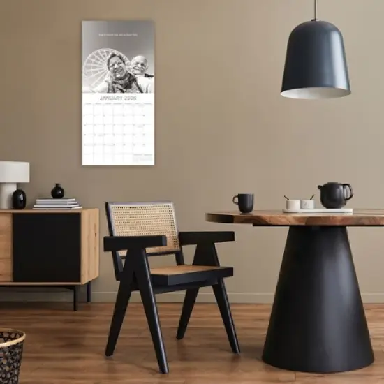 2026 Square Wall Calendar, Wrinkly Wit, 16-Month Funny Corner Theme with 180 Reminder Stickers (12x12 In) image {1}