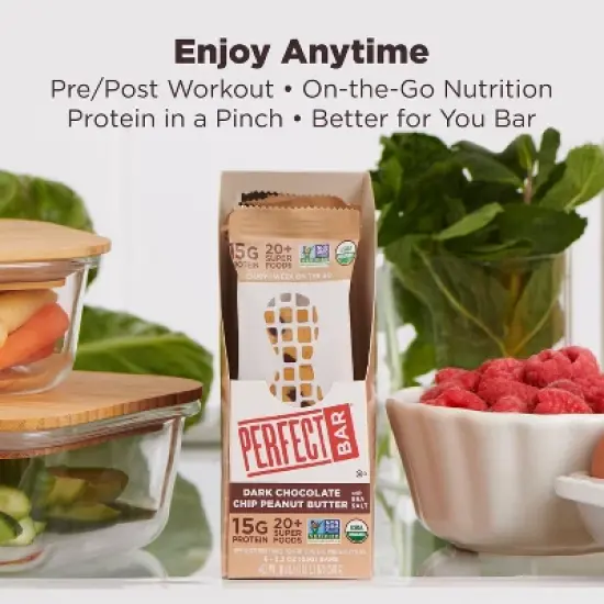 Perfect Bar Dark Chocolate Peanut Butter with Sea Salt - 2.3oz image {6}