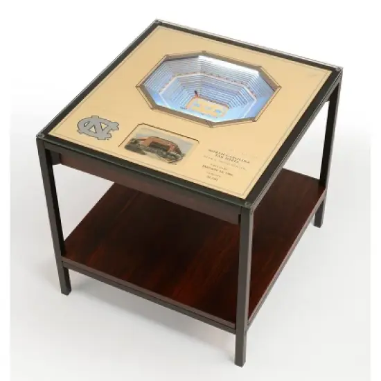 NCAA North Carolina Tar Heels 25-Layer StadiumViews Lighted End Table image {5}