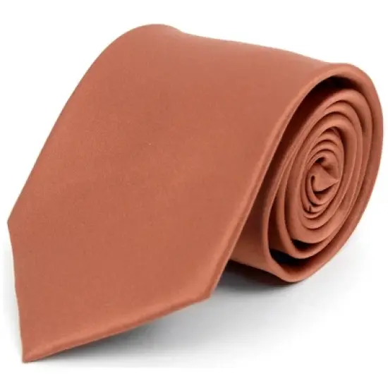 Men's Classic Solid Color Wedding Neck Tie image {36}