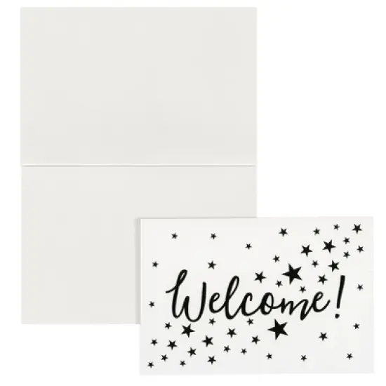 Best Paper Greetings 36 Pack Bulk Welcome Cards with Envelopes for Guests, Employees, Business, Star Pattern Design, Blank Interior, 4x6 In image {6}