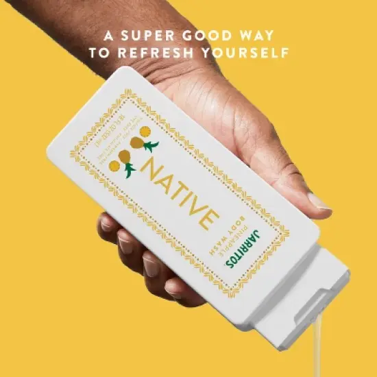 Native Body Wash for Women & Men - Limited Edition Jarritos - Pineapple - 18 fl oz image {3}