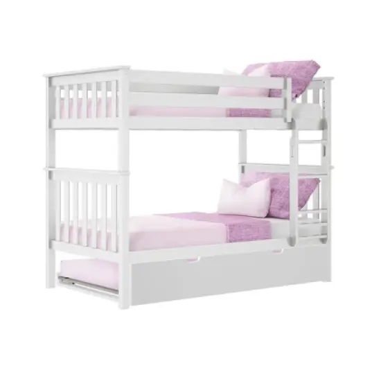 Max & Lily Twin over Twin Bunk Bed with Trundle image {8}
