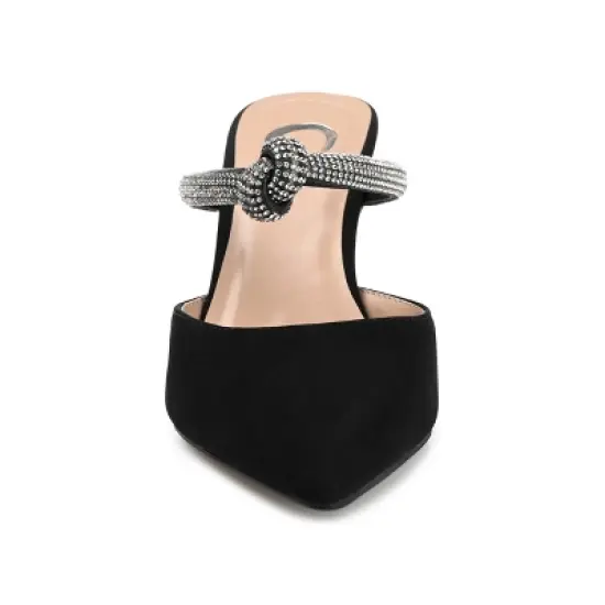 Journee Collection Womens Lunna Mules Mid Stiletto Pointed Toe Pumps image {5}