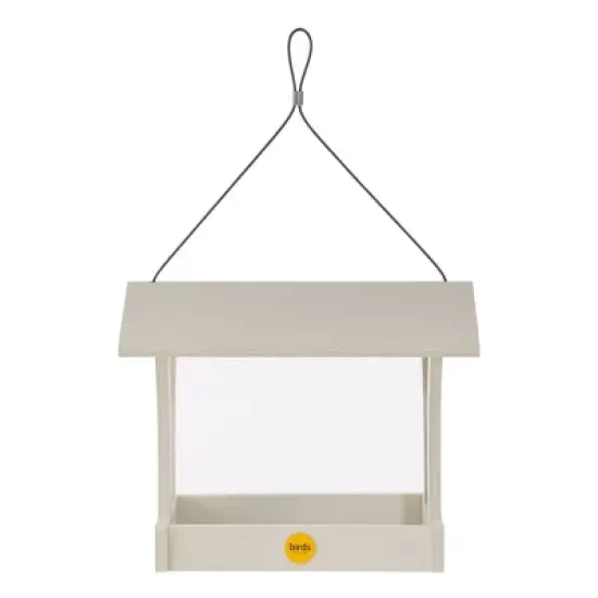 Bird's Choice Green Solutions Fly-Thru Feeder - White: Weather-Resistant, No Assembly, Thistle Compatible image {3}