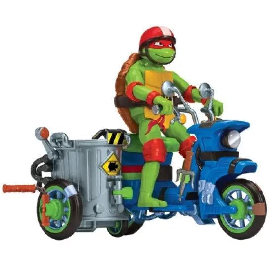 Teenage Mutant Ninja Turtles: Mutant Mayhem Battle Cycle with Raphael Action Figure Set - 2pk image {2}