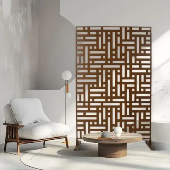 PAGED Fence Privacy Screen for Deck Balcony Patio, Outdoor Privacy Screen Freestanding for Outside Lawn Garden, Patio Privacy Screen image {6}