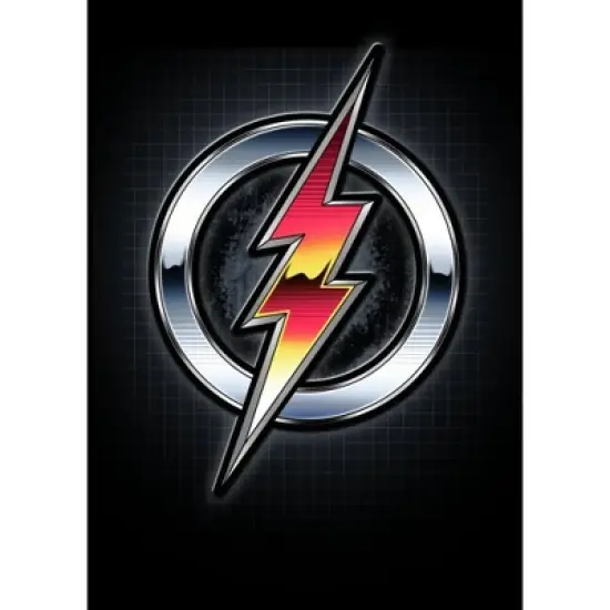 Flash Chrome Logo Black T-shirt Toddler Boy to Youth Boy image {1}