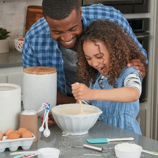 MindWare Playful Chef: Deluxe Baking Utensils and Recipes Kit for Kids &ndash; Ages 4 & up &ndash;  16 Utensils & 5 Healthy Recipes image {3}