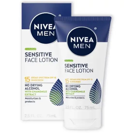 Nivea Men Sensitive Face Lotion with Vitamin E - SPF 15 - 2.5 fl oz image {6}