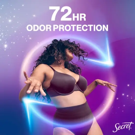 Secret Whole Body Solid Deodorant - Peach & Vanilla - Aluminum-Free 2.4oz image {4}