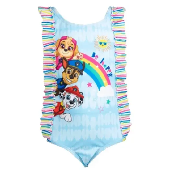 PAW Patrol Skye Chase Marshall Girls One Piece Bathing Suit Little Kid image {8}