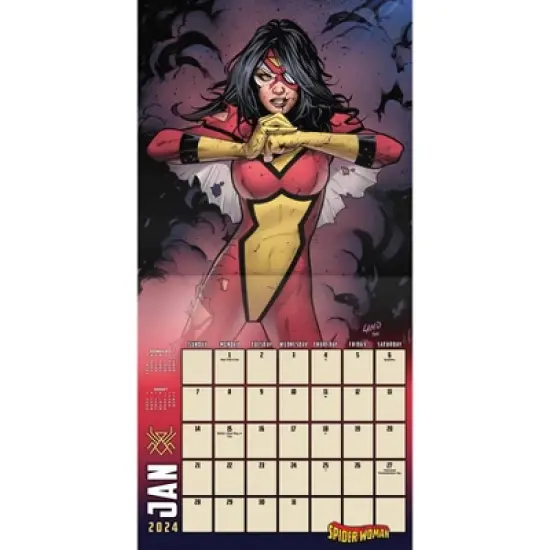 Trends International Inc. 2023-24 Wall Calendar 12"x12" Marvel Women of Marvel image {1}