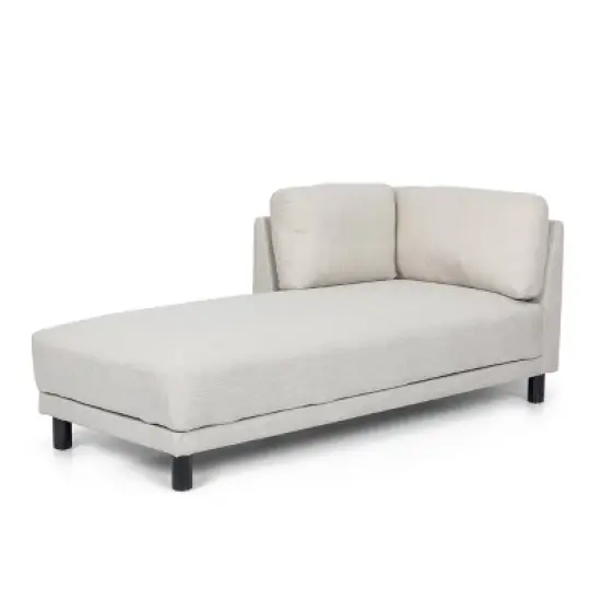 Hyland Contemporary Fabric Upholstered Chaise Lounge - Christopher Knight Home image {10}