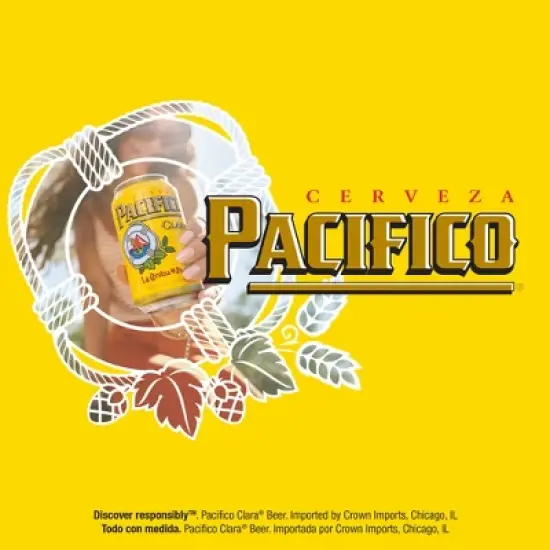 Pacifico Clara Lager Beer - 6pk/12 fl oz Bottles image {4}