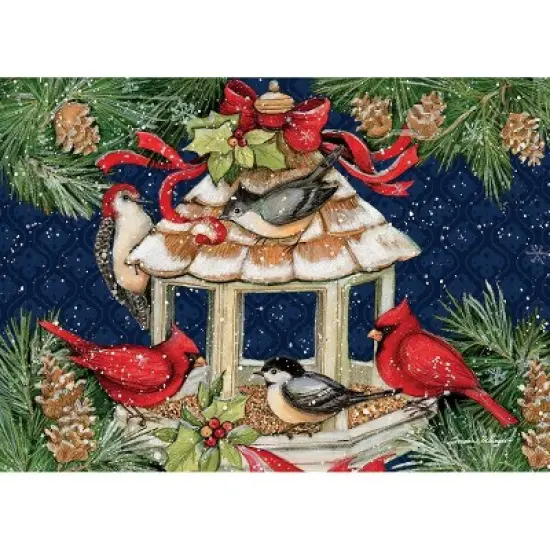 8ct Lang Cardinal Christmas Pop-Up Boxed Holiday Greeting Cards image {1}