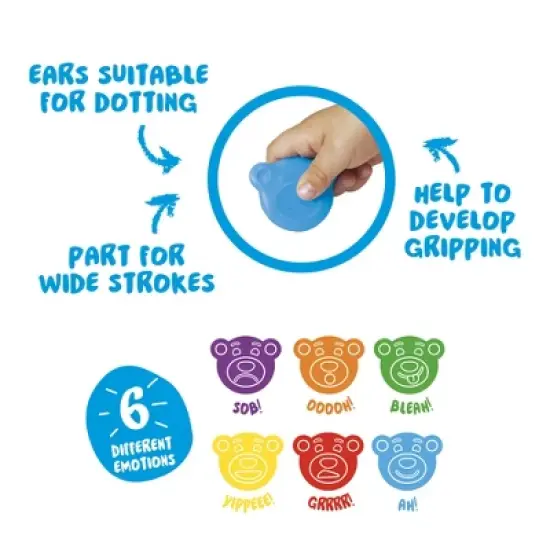 CARIOCA BABY Teddy Crayons - 6 Pieces image {2}