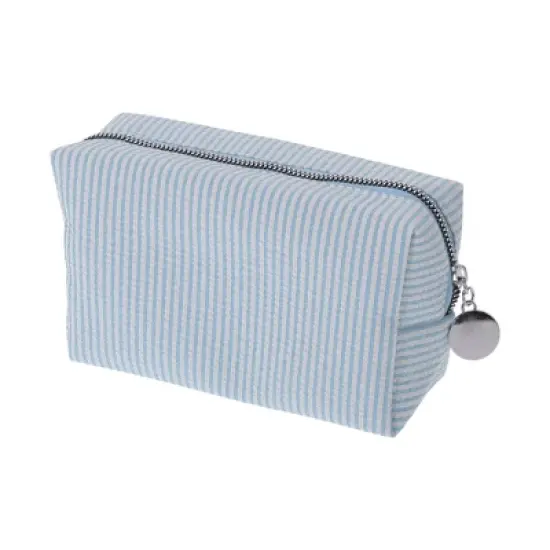 Unique Bargains Striped Pattern Makeup Bag for Travel 1 Pc image {8}