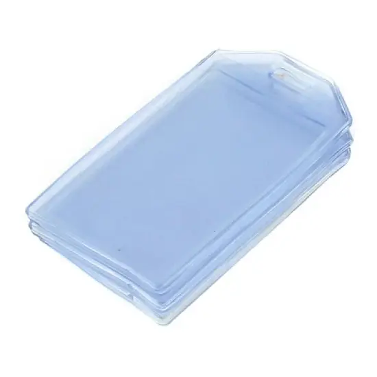 Unique Bargains Plastic Durable Water Resistant Badge Holder 100 x 60 mm 4 Pcs image {3}