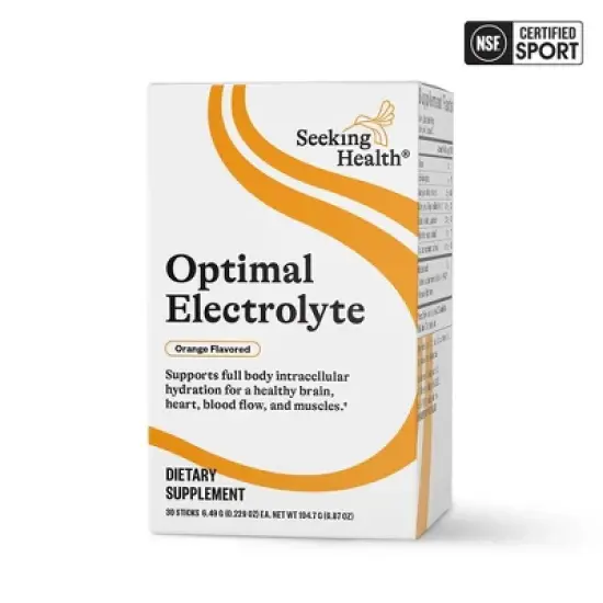 Seeking Health Optimal Electrolyte Sticks Orange Flavored image {9}
