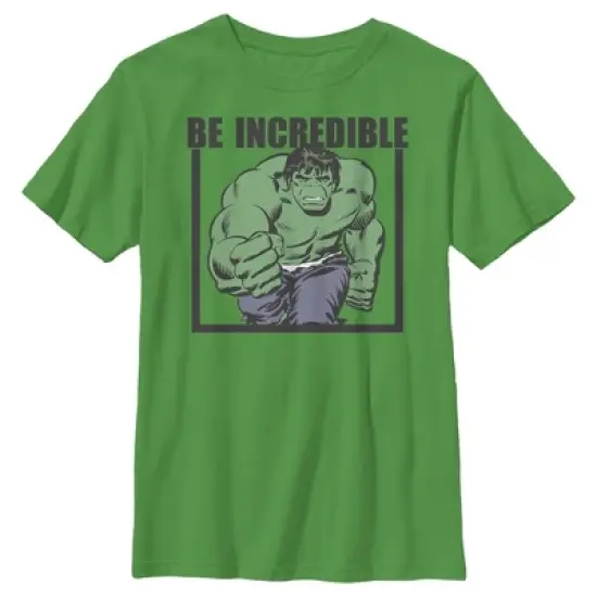 Boy's Marvel Hulk Be Incredible T-Shirt image {3}