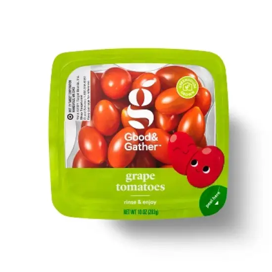 Fresh Premium Grape Tomatoes - 10oz - Good & Gather&trade; (Packaging May Vary) image {4}