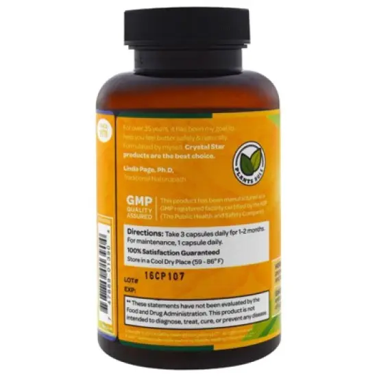 Crystal Star Beautiful Hair & Nails, 60 Vegetarian Capsules image {2}
