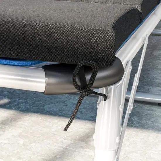 Outsunny Foldable Lounge Chair Cushion Set of 2, UPF50+ 230gsm Olefin and 25D High-Density Foam, Chaise Lounge Cushion Set, 80" x 26" image {5}