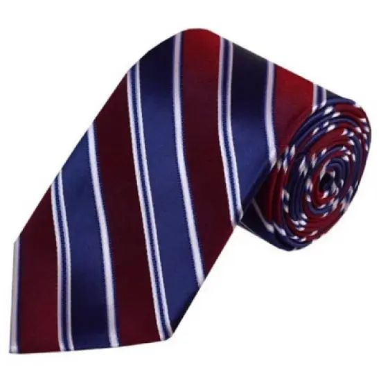 Men's Stripe 3.25 Inch Wide And 58 Inch Long Woven Neckties image {29}