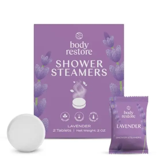Body Restore Shower Steamers with 100% Natural Essential Oil - 2oz/2ct image {8}