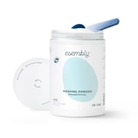 Esembly Washing Powder Laundry Detergents 3lb Canister image {2}