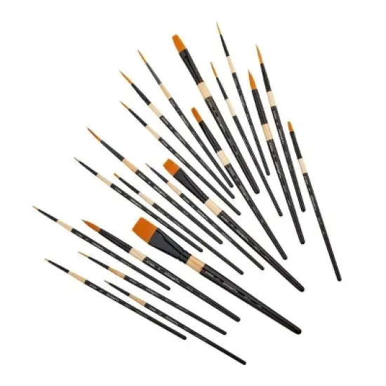 KINGART Brush Set Mixed Media 21 pc image {2}