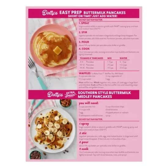 Dolly Parton's Buttermilk Pancake Complete Mix - 26oz image {6}