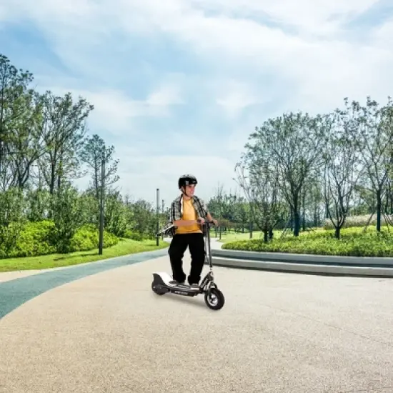 Razor E325 RideOn 24V High-Torque Electric Powered Scooter with Twist-Grip Acceleration Control, Rear Brakes, & Retractable Kickstand, Black image {1}