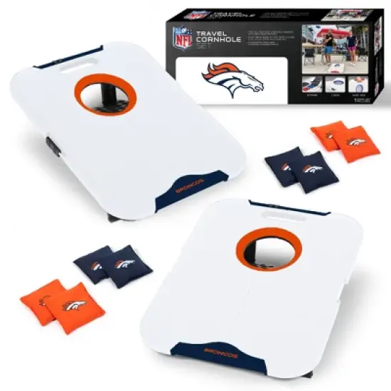 NFL Denver Broncos All-Weather Travel Cornhole Set image {6}