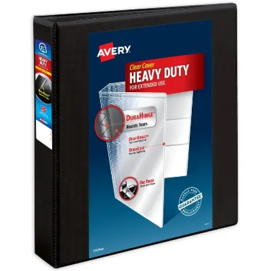 Avery Heavy-Duty Binder, 1.5" Slant Rings, Black (79097) image {6}