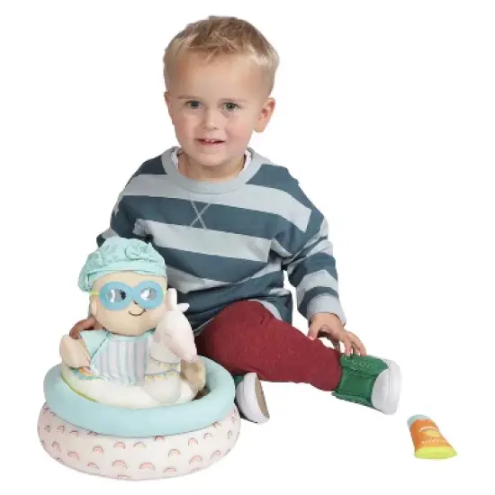 Manhattan Toy Stella Collection Pool Party 4 Piece Baby Doll Pool Playset for 12" and 15" Stella Dolls image {5}