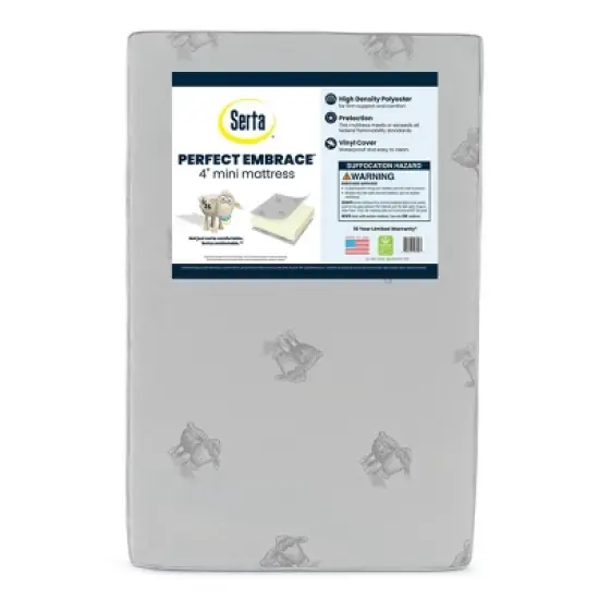Serta Perfect Embrace Mini Crib Mattress image {2}