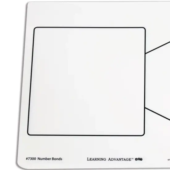 Learning Advantage&reg; Dry Erase Boards - Number Bond - Set of 10 image {1}