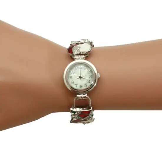 Olivia Pratt Delicate Christmas Themed Women Bracelet Watch image {3}