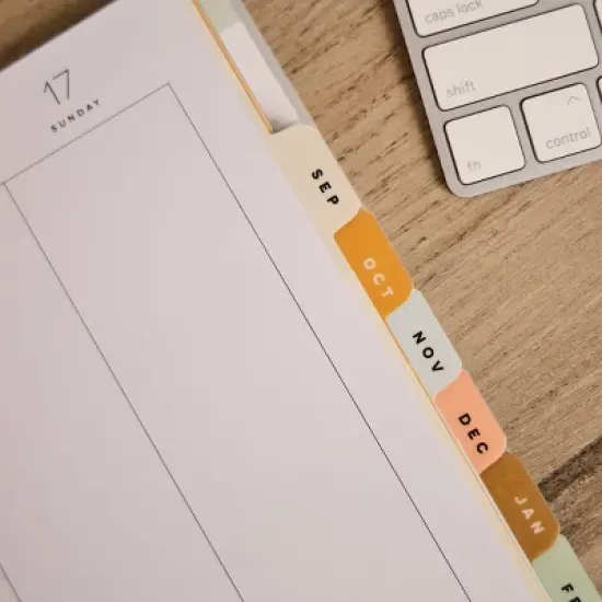 Happy Brands Organized July 2025 - June 2026 Weekly/Monthly Planner 9.37"x11.12" Soft Summer image {22}