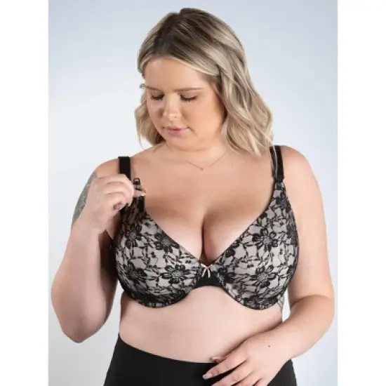 Leading Lady The Paulette - Underwire Allover Lace Nursing Bra image {1}