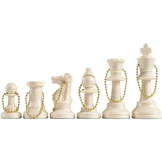 WE Games Keychain Bag Tag Chessmen - Includes 17 Pieces image {8}