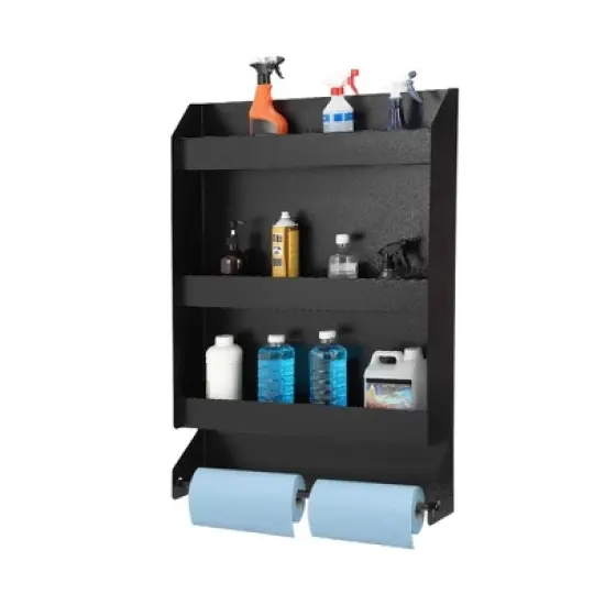 Aluminium Work Station Storage Cabinet, Work Tray with Spring Loaded Tissue Tensioner Aluminium Garage, for Trailer Shop/Garage Storage image {3}