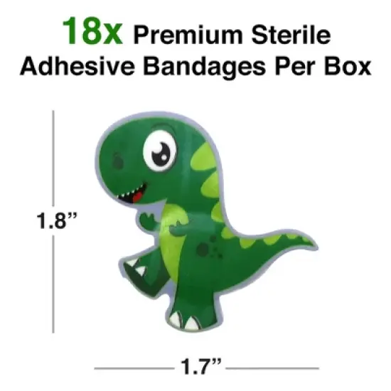 Gamago Dino-Sore Adhesive Bandages | 18 Count image {2}