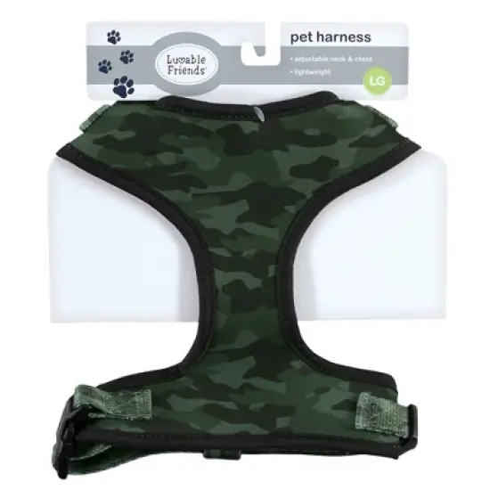 Luvable Friends Unisex Pet Harness, Camo image {1}