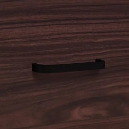 Olimont Contemporary 2 Drawer Nightstand Walnut - Christopher Knight Home image {8}